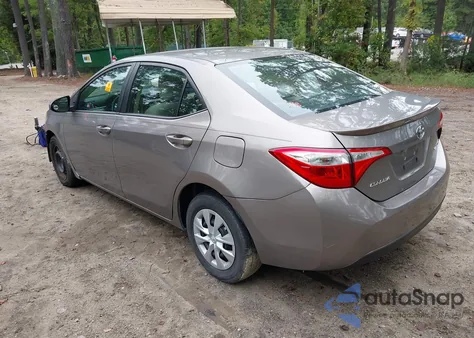 2014 Toyota Corolla Le Eco z USA, uszkodzony, nr VIN 2T1BPRHE0EC182515